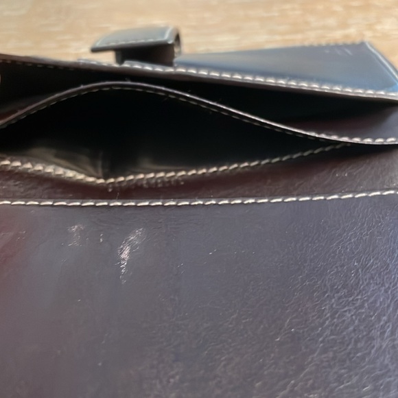 GUCCI brown canvas long wallet, double snap sides - Used authentic - Picture 11 of 12